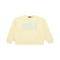WONDERPLACE 홈플러스몰04 GOLA BOLD LETTRING SWEATSHIRTS WGLA6RBMMZ11LM