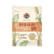 CJ 제일제당 백설 갈색 자일로스 설탕 1kg, 1개