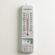 벽걸이 온습도계 신생아 정밀 온도계 캠핑 화분 미니 가정용, 굿데이 미송우드