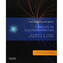 Elements of Electromagnetics, Sadiku(저),Oxford.., Oxford
