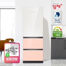 [딤채] [포토리뷰] 1등급 330리터 3룸 스탠드 김치냉장고 SDT33GBPIEH 무료, 모델선택:SDT33HBPIEE(23년형 샤인베이지로즈)