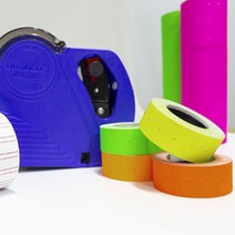 컬러 가격 라벨 리필용지 스티커 10롤 점착, 그린