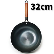 인덕션가마솥 압력 5분 무쇠 누룽지 1인용 전통 수제 철제 냄비 붙지 않는 팬 인덕션 및 가스 쿠커 조리기구 고품질, 인덕션가마솥 Saucepan 32 CM