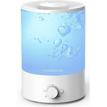 MegaWise 쿨 미스트 가습기 침실 베이비 룸 사무실용 3.5L 탑 리필 Ultrosonic 가습기..., 기본