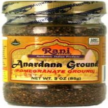 Rani Anardana (Pomegranate) Ground Indian Spice 3oz (85g) ~ All Natural | No Color | Gluten Free In, 1, 85g
