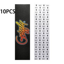 10PCS 스케이트 보드 그립 테이프 좋은 품질 OS780 # 디자인 33*9 인치 전문 수준의 실리콘 카바이드 소재, 02 10pcs