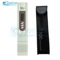 수질측정기 LCD 디지털 온도/TDS/ EC 미터 테스터 펜 물 순도 PPM 필터 수경 수족관 수영장 모니터 가죽 케, 06 TDS-3 TEMP case