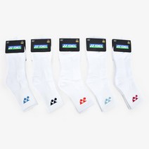 요넥스 남성 장목 스포츠양말 5켤레 229SN002M, 남성용 장목 5족세트