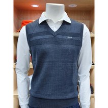 루이까스텔 남성 가을 골프웨어 V넥 기본 니트조끼 3MCVT991 울산동구점