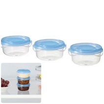 위월천 이케아 소스통 반찬통 70ML 3개입 젓갈용기 밀폐용기 반찬통추천 프라스틱용기