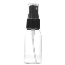 허브스프레이 10 15 20 30 40ml 투명스프레이용기, 30ml, 투명스프레이용기 검은색캡, 1개