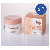 케어라인 플라센타 양태반 크림 콜라겐 비타민E 100ml Careline Placenta Cream, 6개