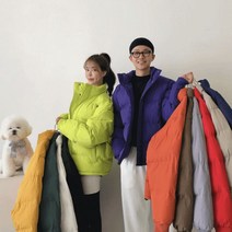 메이블 / LS 남자 여자 오버핏 웰론 커플 숏패딩 (12color)