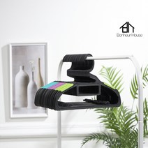 보네르하우스 프리미엄 고리회전형 튼튼논슬립 옷걸이 국내자체생산, 50개, 그린