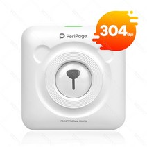 도트프린터 인쇄기 영수증 사무용 송장 다용도 라벨 A6 304 인치 당 점 2 Peripage 휴대용 BT 4.0 열 포토, 01 304DPI White Printer