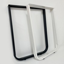 리폼플러스 U자밴딩다리&ㄷ자밴딩다리 가구다리 상다리 책상다리, 1개, 1_U자밴딩다리[검정]