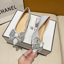 밴딩 주름 플랫슈즈 하늘비즈 C31 E764R007