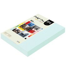 종이문화 프린트프로 칼라복사지 B4 80g No.15 아쿠아블루 340매