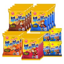 메리박스 뿌셔뿌셔 불고기 바비큐 양념치킨 떡볶이 미니뿌셔바베큐, 90g, 1세트