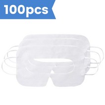 오큘러스 퀘스트 2 vr용 유니버설 아이 커버 일회용 마스크 페이스 프로텍션 VR 패드 액세서리 100 피스, 04 100pcs white