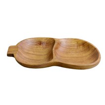 2구 간식 마른안주 접시 2칸, 1개
