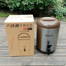 업소용가정용 티컨테이너 홍차 버블티통 차통 리터 버킷 밀크티, 10리터 브라운