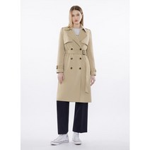 시스티나 데일리 클래식 더블 트렌치코트AWWBYN11020SK