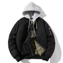 제이피엠 루즈핏 후드 항공점퍼 야구점퍼 95~115 사이즈까지 빅사이즈 후드점퍼 솜패딩 아우터 5컬러