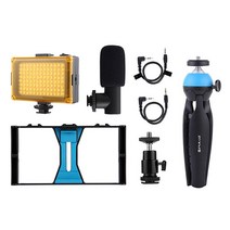 펄루즈 스마트폰 방송장비 세트, 블루, 1세트