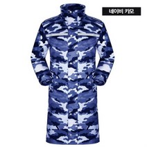 롱코트 남여공용 배달 우비 방풍 방수 네이비카모 농사 골프장 낚시 판초우의 겨울비옷