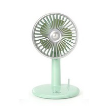 [TOKN] 빈티지 레트로 탁상용선풍기 휴대용 핸디형 TN-F, 네오민트