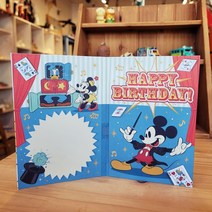 미키마우스 멜로디카드 생일카드 생일축하 디즈니 미니마우스