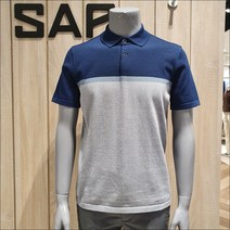 [ SAP 샙 ] 2도블록 배색 카라반팔니트 [ NC청주점 ]