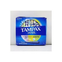[정품] Tampax Pearl Plastic Scented Tampons Triple Pack 34 Count