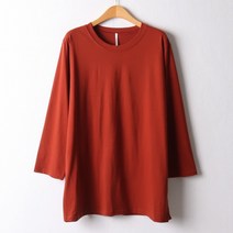 아이우먼 심플코튼일자티셔츠 PSF421M110 빅사이즈
