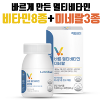 락토테미 멀티비타민미네랄 천연비타민 1000mg, 1개