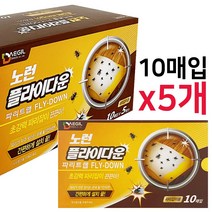 DAS259169대길 노런플라이다운 (파리트랩 10매) x(5개)파리잡이, 1