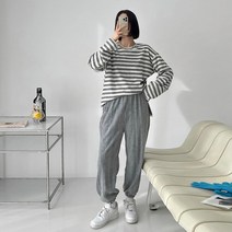 하이데일리 바지 소프트 니트 조거 팬츠