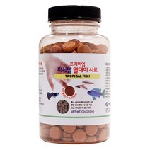 아이사이언스에듀 YB 피쉬탭 부착형 열대어사료 170g(250ml) 1개 구피먹이 물고기사료 사료, 170g