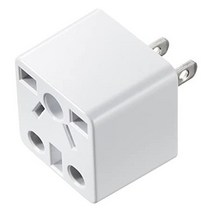 일본직발송 3. 산와 서플라이(SANWA SUPPLY) 산와 서플라이 일본 전용 멀티 타입 전원 변환 어댑터 화이트, One Size_화이트, 상세 설명 참조0, 상세 설명 참조0