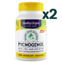 Healthy Origins 헬시오리진 피크놀제놀 100mg 30캡슐 x2병