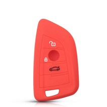 BMW 악세사리 KEYYOU-3/4 BT 탄소 섬유 실리콘 BMW 호환 X1 X3 X4 X5 X6 F15 F16 F48 G30 G38 525 540 740, [03] Silicone 3BT Red
