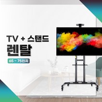 예담 TV65~75인치+ 스탠드 3일렌탈 박람회 전시회 공연장 강의실등, TV65인치+C180