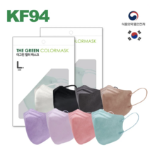 더그린 벨르 마스크 kf94 컬러 세부리형 황사마스크 8칼라 의사가만든 닥터 수미지 귀편한 귀안아픈 숨쉬기편한 마스크 50매, 100매입, 1개, 민트