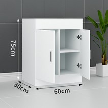 축양장 북유럽 심플 받침대 수조 원목 어항 다이 캐비닛, 60*30*75 칸막이