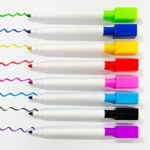 붙이는 자석 화이트 보드 싸인 마카 펜, 옐로우