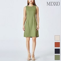 미쏘 린넨 슬리브리스 원피스 MIWOW9706A