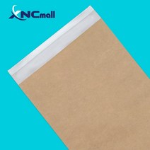 XNCmall 택배봉투 크라프트 택배봉투 속폴리백, [크라프트] 34 x 43 + 4 (500장)