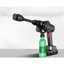 가정용 충전식 무선 고압세척기 자동차 세차 휴대간편, A 배터리1개 + 8미터 튜브