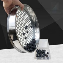 블루베리선별기 스테인레스 등급선별체 최소8mm직경 최대22mm, 단일사이즈, 조리개 18mm